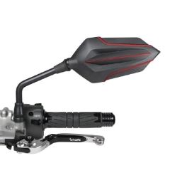 Afbeeldingen van Stuurspiegel model Chucky links/rechts zwart/rood Chaft