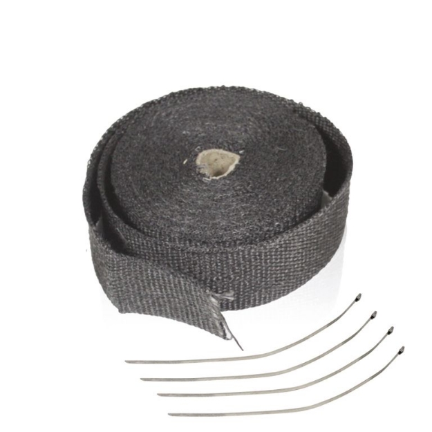 Afbeeldingen van Uitlaat wrap / band zwart 15 meter Chaft