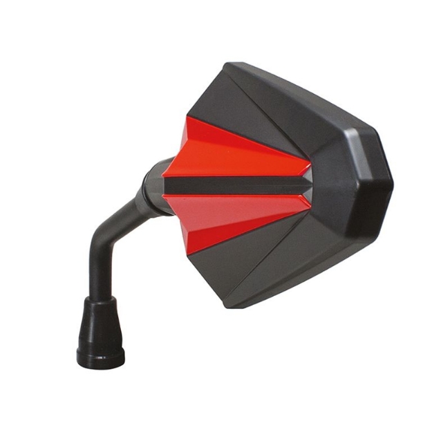 Afbeeldingen van Stuurspiegel model Glory links/rechts zwart/rood Chaft