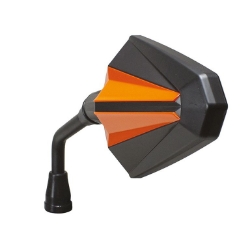 Afbeeldingen van Stuurspiegel model Glory links/rechts zwart/oranje Chaft