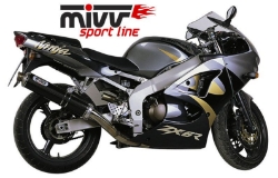 Afbeeldingen van MIVV Oval Classic titanium demper (big) Kawasaki ZX6-R '98-'01