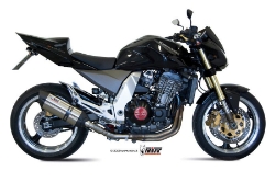 Afbeeldingen van MIVV Suono Steel Black RVS dempers Kawasaki Z1000 '03-'06