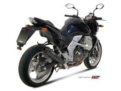 Afbeeldingen van MIVV X-Cone Black RVS demper Kawasaki Z750 '07-14