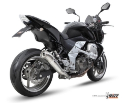 Afbeeldingen van MIVV Ghibli RVS demper Kawasaki Z750 '07-'12