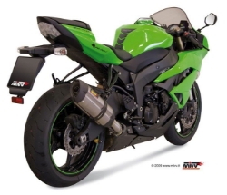 Afbeeldingen van MIVV Suono Steel Black RVS demper Kawasaki ZX6-R '09-