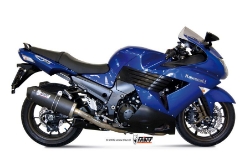 Afbeeldingen van MIVV Oval carbon demper met carbon cap (big) Kawasaki ZZR1400 Â´06-Â´09