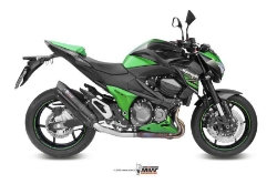 Afbeeldingen van MIVV Suono Steel Black RVS demper Kawasaki Z800 '13-16