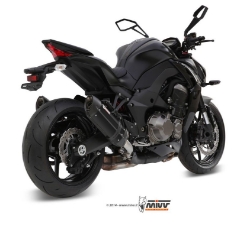 Afbeeldingen van MIVV Suono Steel Black RVS dempers Kawasaki Z1000 '14-