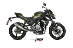 Afbeeldingen van MIVV systeem met GP PRO titanium Kawasaki Ninja 650 / Z650 '17-22 (1 lambda)