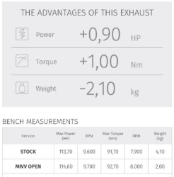 Afbeeldingen van MIVV GP PRO carbon demper Kawasaki Z900 '17- + A2 70KW