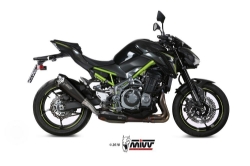 Afbeeldingen van MIVV Delta Race Black RVS demper Kawasaki Z900 '17- + A2 70KW