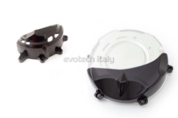 Afbeeldingen van Engine Protector kit Evotech voor Ducati Panigale V4/R zwart-zwart