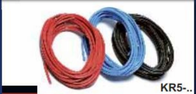 Afbeeldingen van Electrodraad 5 meter, 1,5QMM Baas-blauw