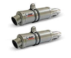 Afbeeldingen van MIVV RVS systeem met GP titanium demper KTM RC125 '14-