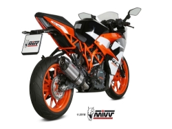 Afbeeldingen van MIVV Suono Steel RVS KTM Duke 125/390 / RC125/390 '17-