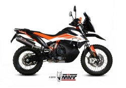 Afbeeldingen van MIVV Oval carbon demper met carbon cap KTM 790/890 Adventure / R / 890 SMT