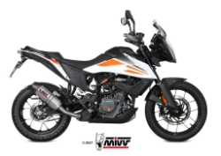 Afbeeldingen van MIVV Oval titanium demperset met carbon cap KTM 390 Adventure '20-