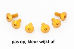 Afbeeldingen van Kuipruitboutjes Evotech aluminium (set) Aprilia Tuono '03-'05