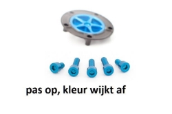 Afbeeldingen van Tankdop boutjes voor tankdop (set) Evotech Kawasaki Z250/Z300 '15/ ZX250 Ninja '08-'14