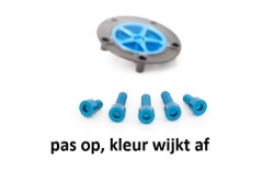 Afbeeldingen van Tankdop boutjes voor tankdop (set) Evotech Yamaha FZ6/Fazer/S2 / R1 / MT-09