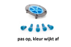 Afbeeldingen van Tankdop boutjes voor tankdop (set) Evotech Kawasaki ZX9R '00-'04/ ZX6R '05-'06/ ZX6RR '05-'06