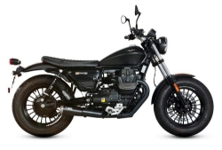Afbeeldingen van MIVV RVS BLACK GHIBLI dempers Moto Guzzi V9 Bobber / Roamer '16-