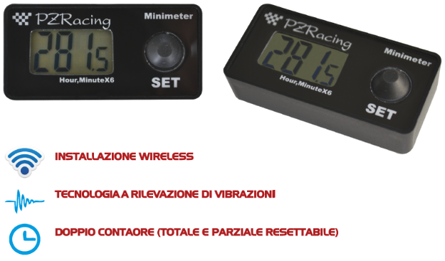 Afbeeldingen van PZRacing minimeter (urenteller)