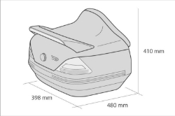 Afbeeldingen van Top case model Mercedes Custom Acces