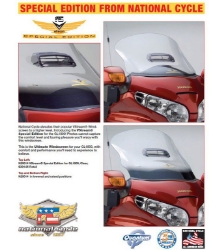 Afbeeldingen van Vervangingsruit National Cycle VStream Special Edition Honda GL1800 '02-14