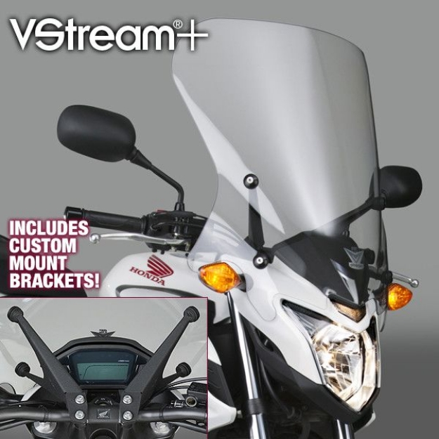 Afbeeldingen van Vervangingsruit National Cycle VStream touring transparant Honda CB500F '13-15