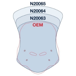 Afbeeldingen van Vervangingsruit National Cycle Vstream sport touring licht getint Honda CB500X '19-