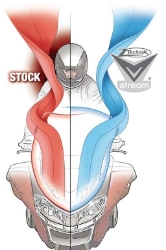 Afbeeldingen van Vervangingsruit National Cycle VStream sport licht getint Honda CB500X '19-