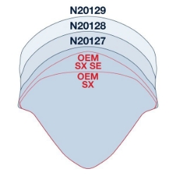 Afbeeldingen van Vervangingsruit National Cycle sport donker getint Kawasaki Ninja H2 SX ’18-