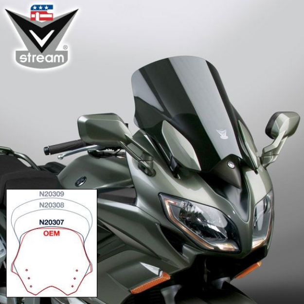 Afbeeldingen van Vervangingsruit National Cycle VStream Sport Yamaha FJR1300 '13-21