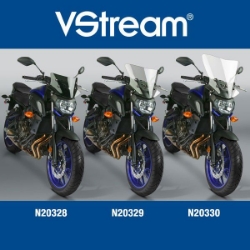 Afbeeldingen van Vervangingsruit National Cycle VStream touring transparant Yamaha MT-07 ’18-
