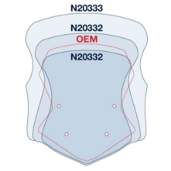 Afbeeldingen van Vervangingsruit National Cycle VStream sport donker getint Yamaha MT-09 Tracer / GT '18-