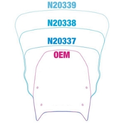 Afbeeldingen van Vervangingsruit National Cycle VStream sport/touring licht getint Yamaha XT700 Tenere '19-