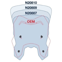 Afbeeldingen van Vervangingsruit National Cycle VStream sport/tour licht getint KTM 1290 Super Adventure '15-16 / T '17-