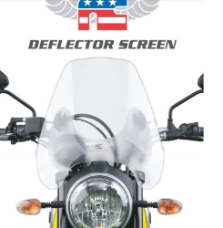 Afbeeldingen van Windscherm Deflector Screen transparant National Cycle met U-clamp bevestiging