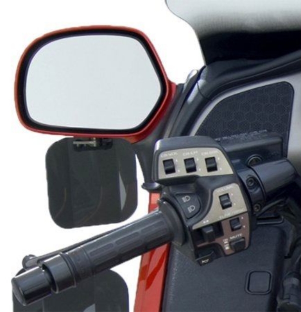 Afbeeldingen van Wing Deflectors spiegel donker getint Honda GL1800 -'11 National Cycle