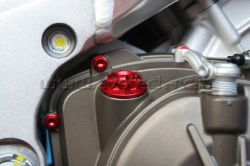 Afbeeldingen van Olievuldop Evotech diverse modellen Aprilia/ MV Agusta (M25x1,5)-Rood