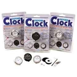 Afbeeldingen van Klokje analoog - titanium huis met witte wijzerplaat - Oxford