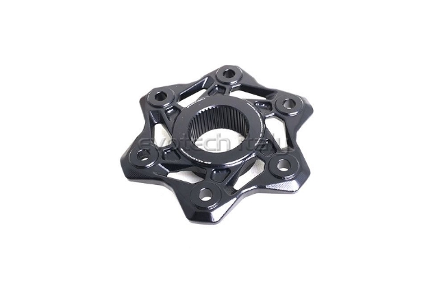 Afbeeldingen van Tandwieldrager aluminium Evotech Triumph Speed Triple 1200 RS '21- -zwart