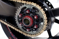Afbeeldingen van Tandwieldrager aluminium Evotech voor diverse Ducati