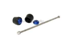 Afbeeldingen van Voorvorkslider Evotech Yamaha R1 '20- / R6 '17-19 blauw