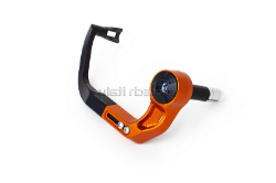 Afbeeldingen van Hendel protector koppeling aluminium Evotech universeel -oranje 16mm