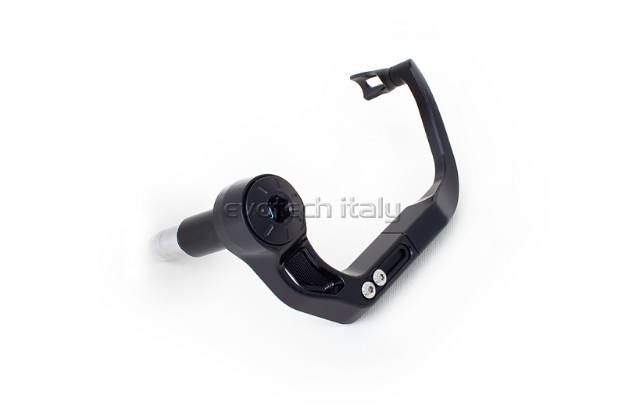 Afbeeldingen van Hendel protector rem aluminium Evotech universeel -zwart 16mm