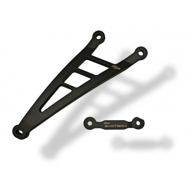 Afbeeldingen van Uitlaatsteun met afdekplaat Evotech Performance Kawasaki ZX10-R '08-10