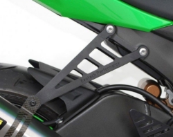 Afbeeldingen van Uitlaatsteun zwart Evotech Performance Kawasaki ZX6-R '09-12