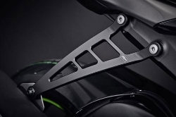 Afbeeldingen van Uitlaatsteun zwart Evotech Performance Kawasaki ZX6-R 636 ’19-21